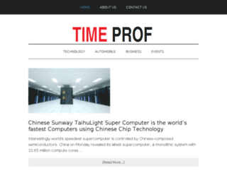 timeprof.com screenshot