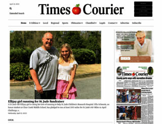 timescourier.com screenshot