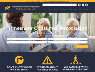 timeshareconsumerassociation.org.uk screenshot