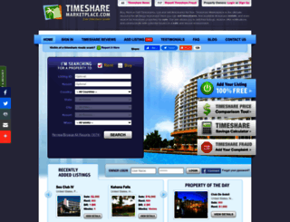 timesharemarketplace.com screenshot