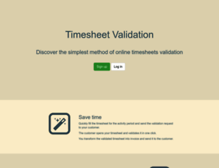 timesheet-validation.com screenshot