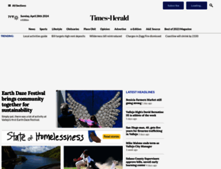timesheraldonline.com screenshot