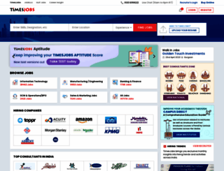 timesjobs.in screenshot