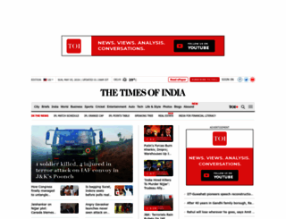 timesofindia.com screenshot