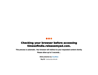 timesofindia.releasemyad.com screenshot