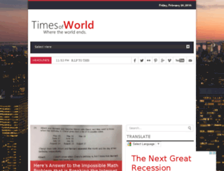 timesofworld.org screenshot