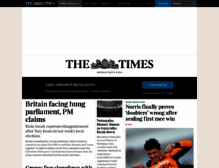timesonline.co.uk screenshot