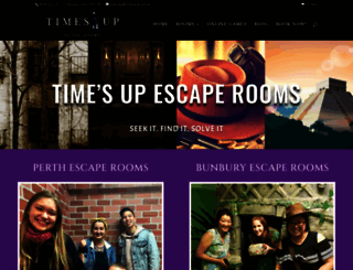 timesup-escape.com.au screenshot
