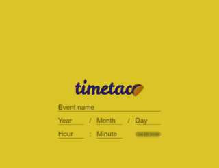 timetaco.com screenshot