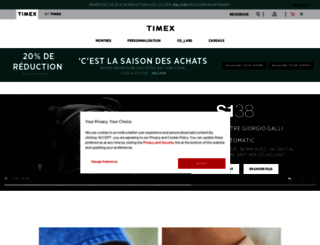 timex.fr screenshot