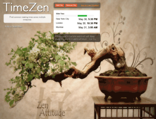 timezen.com screenshot