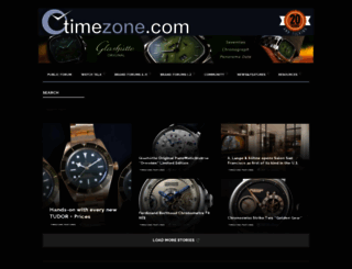 timezone.com screenshot