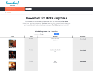 timhicks.download-ringtone.com screenshot
