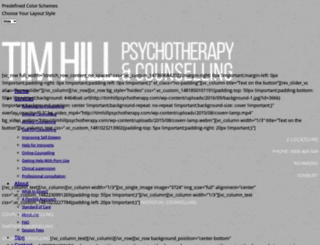 timhillpsychotherapy.com screenshot