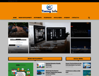 timinginfo.com screenshot