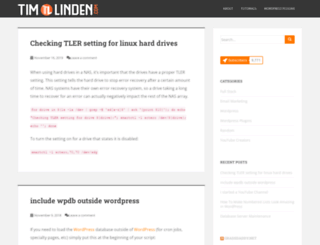 timlinden.com screenshot