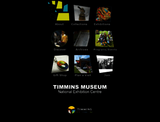 timminsmuseum.ca screenshot