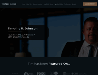 timothyrjohnson.com screenshot