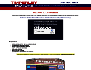 timperleymotors.co.uk screenshot