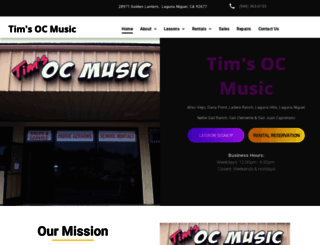 timsocmusic.com screenshot
