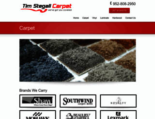 timstegallcarpet.com screenshot
