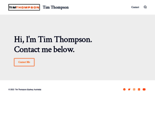 timthompson.com.au screenshot