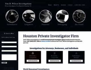 timwilsoninvestigations.com screenshot
