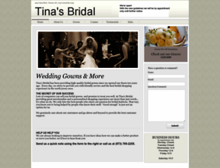 tinasbridalnj.com screenshot