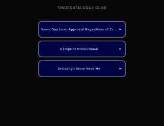 tingecatalogue.club screenshot