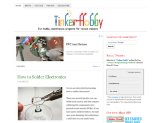 tinkerhobby.com screenshot