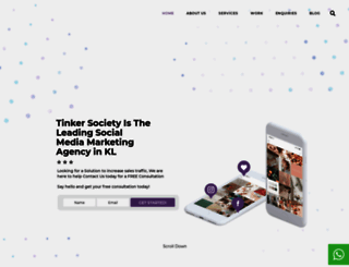 tinkersociety.com screenshot