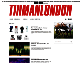 tinmanlondon.com screenshot