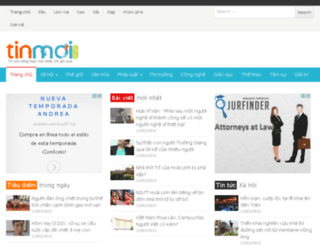 tinmoi24gio.com screenshot