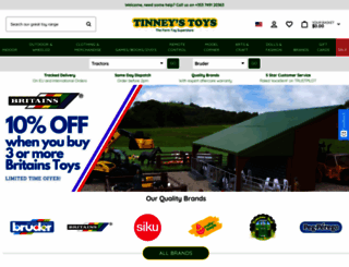 tinneystoys.com screenshot