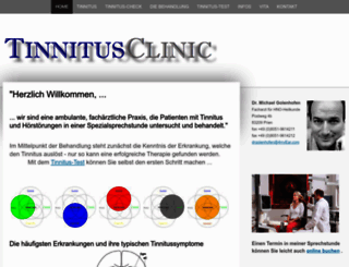 tinnitusclinic.de screenshot