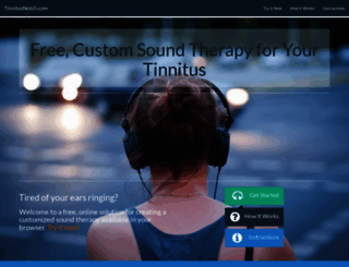 tinnitusnotch.com screenshot
