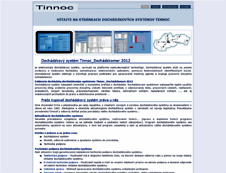 tinnoc.sk screenshot