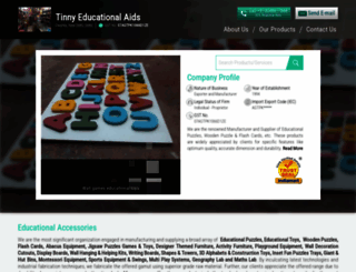 tinnyeducationalaids.com screenshot