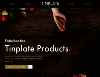 tinplate-products.co.uk screenshot