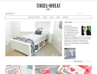 tinselandwheat.com screenshot