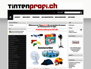 tintenprofi.ch screenshot