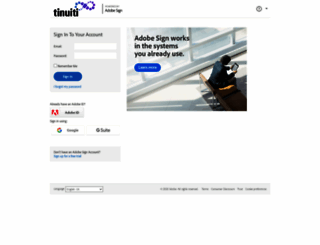 tinuiti.na1.echosign.com screenshot