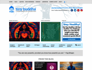 tinybuddha.com screenshot