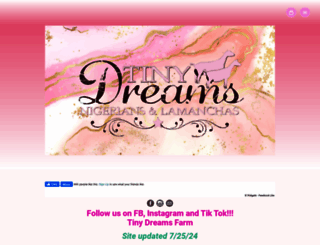 tinydreamsfarm.com screenshot