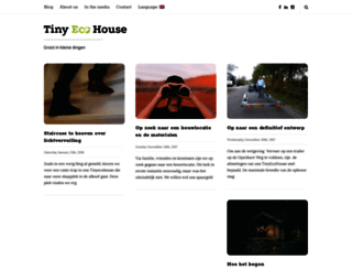 tinyecohouse.nl screenshot