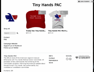 tinyhandspac.storenvy.com screenshot