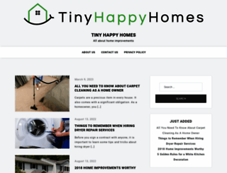tinyhappyhomes.com screenshot