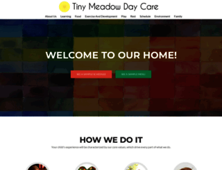 tinymeadowdaycare.com screenshot