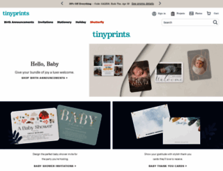 tinyprints.com screenshot