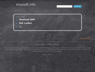 tinysoft.info screenshot